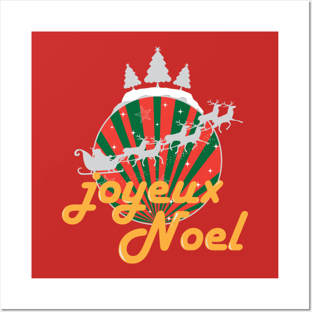 Joyeux Noel Wall Art by Hansomu-kun